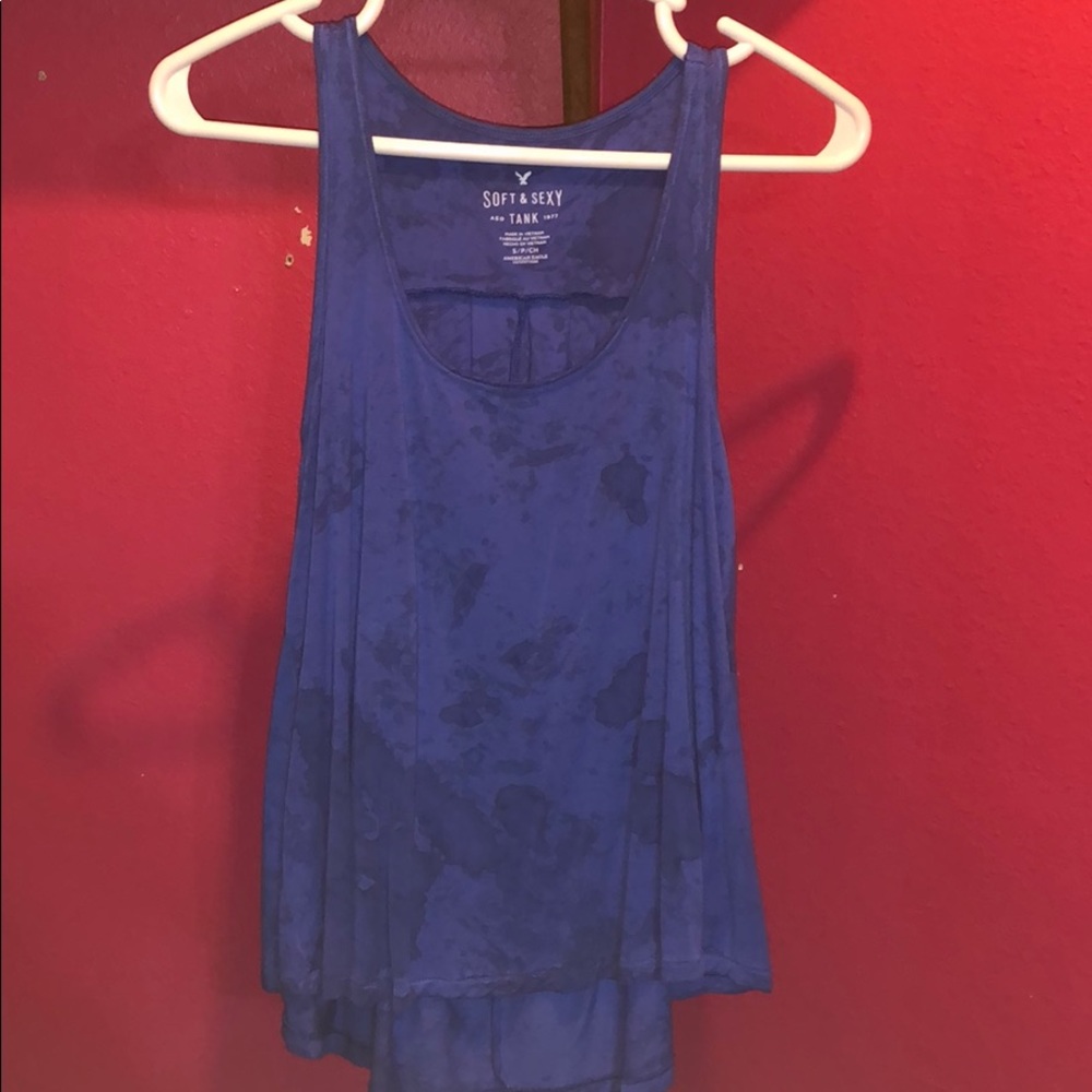 Blue Acid Washed Tank